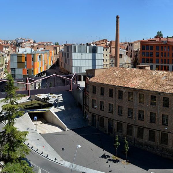 Manresa.- Vista parcial des de la Seu l'any 2014