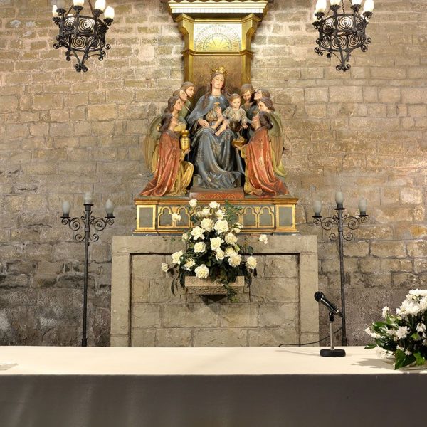 Manresa.- Església romànica del convent de les Clarisses del S. XIV (7/2014)