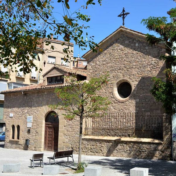 Manresa.- Església de Santa Llúcia i Capella del Rapte, on diu la tradició que San Ignasi va tenir un èxtasis de vuit dies (7/2014)