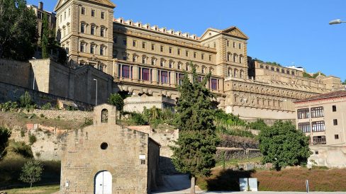 Manresa.- Capella gòtica de Sant Marc, S. XV, que fou l'església d'un hospital de leprosos (7/2014)