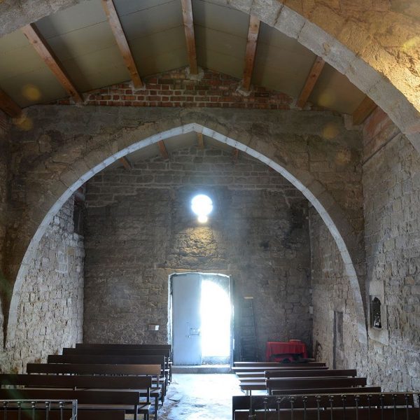 Manresa.- Capella gòtica de Sant Marc, S. XV, que fou l'església d'un hospital de leprosos (9/2014)