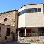 Manresa.- Convent de les caputxines que conserva l'antic claustre gòtic del convent de les monges de Valldaura (8/2014)