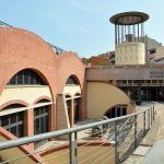 Manresa.- Museu de la Tècnica de Manresa, situat als antics dipòssits on s’emmagatzemaven 12 milions de litres d'aigua (8/2014)