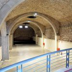 Manresa.- Museu de la Tècnica de Manresa, situat als antics dipòssits on s’emmagatzemaven 12 milions de litres d'aigua (8/2014)