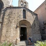 Barcelona.- Capella romànica de Santa Llúcia, va ser construïda entre 1257 i 1268, es d'una sola nau i planta rectangular (6/2015)