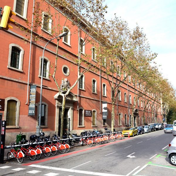 Barcelona.- Convent de Sant Agustí Vell, construït a partir de 1349 (Museu de la Xocolata). Després de la guerra de Successio va ser convertit en caserna (12/2014)