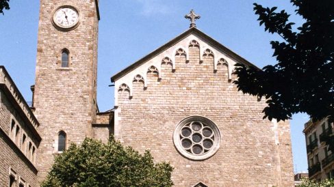 Barcelona.- Església gòtica de la Concepció, S. XV que fou traslladada de la Plaça Urquinaona entre 1871/1888. (7/2005)