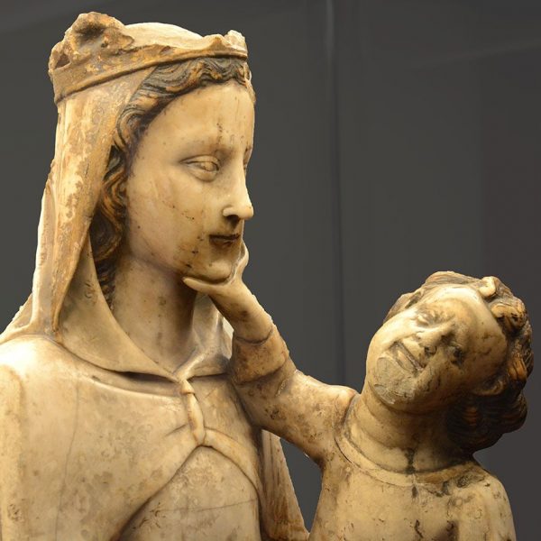 Barcelona.- Basílica de la Mercè, Mare de Déu del S. XIV (Museu Diocesà de Barcelona) (10/2016)