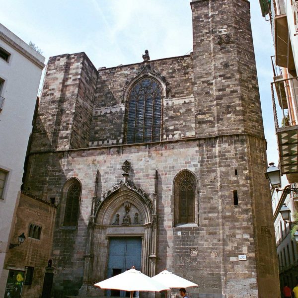 Barcelona.-Església gòtica de Sant Just i Pastor, iniciada l'any 1345 i acabada vers 1550. Es un dels exemples característics del gòtic català (5/2005)