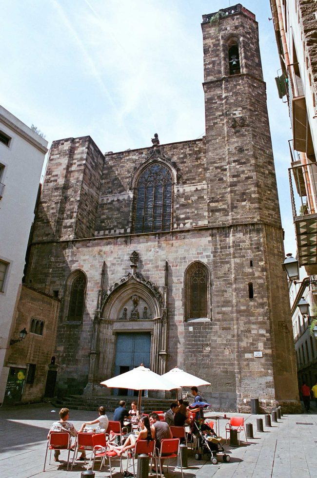 Barcelona.-Església gòtica de Sant Just i Pastor, iniciada l'any 1345 i acabada vers 1550. Es un dels exemples característics del gòtic català (5/2005)