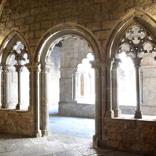 Barcelona.- Església de Sant Pau del Camp -Sala capitular situada en un lateral del claustre (10/2014)