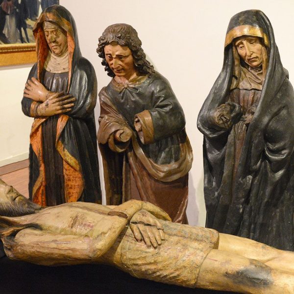 Barcelona.- Església del l monestir de Santa Anna, S. XIII. Sant Enterrament de Gabriel Guardia, S XV (MDB) (2/2015)