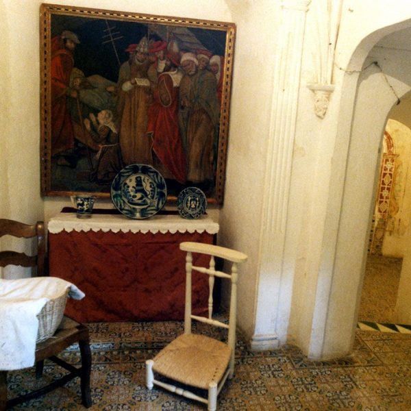 Barcelona.- Monestir de Pedralbes - Ambientació d'una de les cel·les de les monges (8/2005)