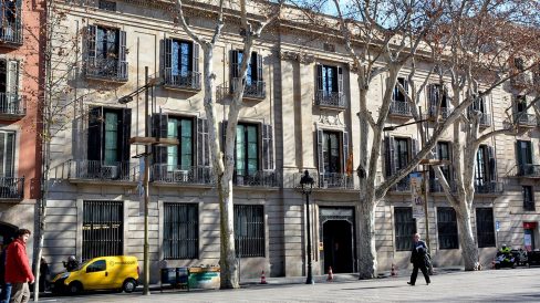Barcelona.- Palau Marc, edifici de finals del S. XVIII, restaurat i adaptat com seu de la Conselleria de Cultura de la Generalitat de Catalunya(1/2015)