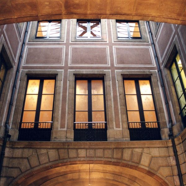 Barcelona.- Palau Marc, edifici de finals del S. XVIII, restaurat i adaptat com seu de la Conselleria de Cultura de la Generalitat de Catalunya(1/2015)