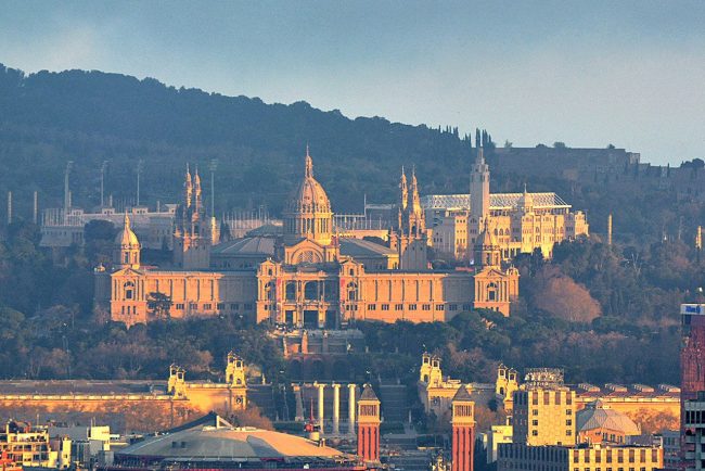 Barcelona.- Palau Nacional construït entre 1926/1929 per l'Exposició Internacional de Barcelona de 1929. Es la seu del Museu Nac. d'Art de Catalunya (3/2015)