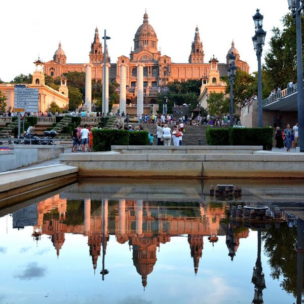 Barcelona.- Palau Nacional construït entre 1926/1929 per l'Exposició Internacional de Barcelona de 1929. Es la seu del Museu Nac. d'Art de Catalunya (8/2014)