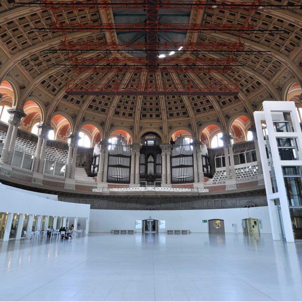 Barcelona.- Palau Nacional construït entre 1926/1929 per l'Exposició Internacional de Barcelona de 1929. Vista de la Sala Oval (5/2014)