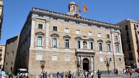 Barcelona.- Palau de la Generalitat- Es la Seu del Govern Autonòmic de Catalunya. El formen un conjunt d'edificacions dels S. XV/XVII (5/2015)