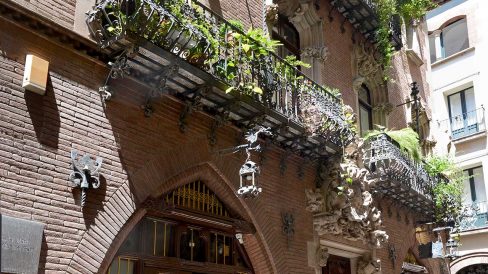 Barcelona.- Els 4 Gats, de l'arquitecte Puig i Cadafalch del 1900 i famós per les tertúlies d'artistes com Casas, Rusiñol, Picasso o Nonell (6/2017)