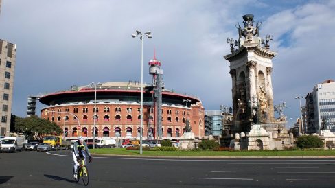 Barcelona.- Centre Comercial Les Arenes inaugurat l'any 2011 a l'edifici de l'antiga plaça de toros inaugurada l'any 1900 i clausurada el 1977 (12/2014)