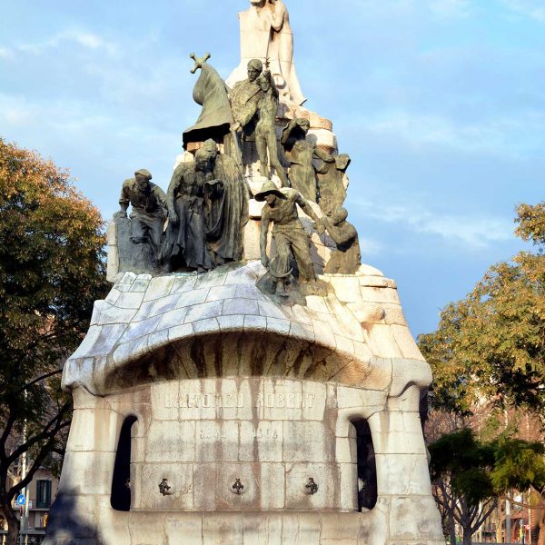 Barcelona.- Monument al Dr. Robert, metge, polític i alcalde de Barcelona entre març i ocbre. de 1899 (2/2015)