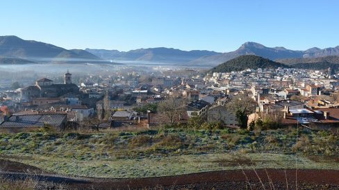 Olot.- Vista panoràmica (12/2016)