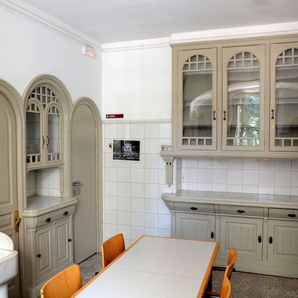 Olot.- Torre Malagrida d'estil eclèctic dels anys 1920/22. Detalls de la cuina (6/2017)