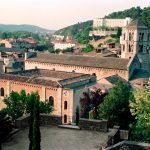 Girona.- Església de Sant Pere de Galligants originària del S. X però actualment del XII. Es de planta basilical de tres naus (5/1994)