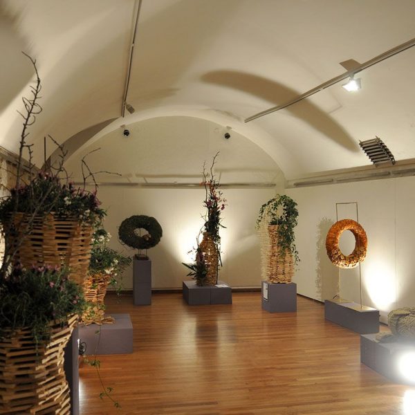 Girona.- Antic palau de Caramany, S. XVI molt reformat en el S XVIII. Estança interior coberta amb volta de canó (5/2014)