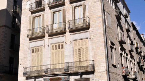 Girona.- Antic Palau de la Generalitat durant els S. XV a XVII d'estil gòtic/renaixentista que a les hores es deia Diputació del General (2/2014)