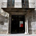 Girona.- Casa Berenguer, S. XVII, consta de planta baixa i tres pisos. Totes les obertures presenten llinda i balcó. Es la seu de l'Agencia Catalana de l'Aigua (11/2013)