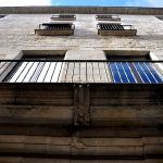 Girona.- Casa Berenguer, S. XVII, consta de planta baixa i tres pisos. Totes les obertures presenten llinda i balcó. Es la seu de l'Agencia Catalana de l'Aigua (11/2013)