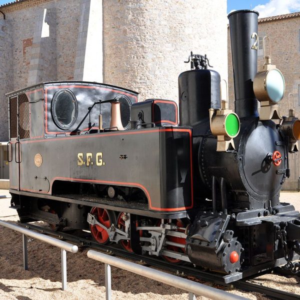 Girona.- Commemoració dels 150 anys de l’arribada del tren a Girona. Màquina de vapor del desaparegut carrilet de Sant Feliu de Guíxols a Girona (2/2014)