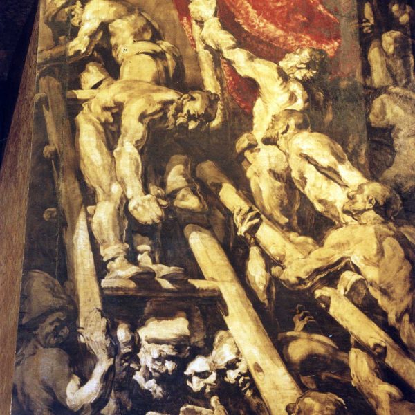 Vic.- Catedral de Sant Pere, S. XVIII/XIX. Les pintures murals de Sert (1926/1930) van ser destruïdes per la guerra i refetes posteriorment (8/2000)