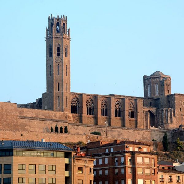 Lleida.- Seu Vella, S. XII a XV d'estil romànic i gòtic sobre restes de catedral paleocristiana i visigòtica convertida en mesquita (9/2018)