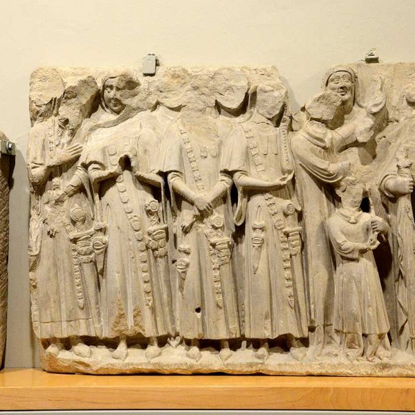 Lleida.- Seu Vella, S. XII a XV. Tomba de la capella de Sant Pere de la família Montcada (1345-50) (Museu Marès (MFM-120) (5/2018)