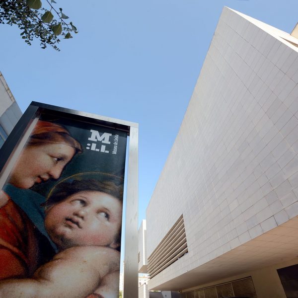 Lleida.- Museu de Lleida inaugurat el 2007 construït sobre l'antic convent dels Carmelites Descalços del 1589. Es conserva l'església com espai museístic (9/2018)