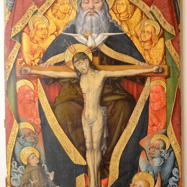 Tarragona.- Catedral de Santa Maria. Taula de la Visió de Sant Francesc d’Assís de la Santíssima Trinitat (Museu Diocesà de Tarragona) (12/2017)