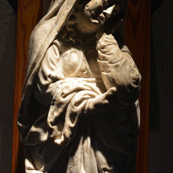 Tarragona.- Catedral de Santa Maria. Imatges que formaven part del mausoleu dels Cardona (Museu de Poblet) (7/2015)