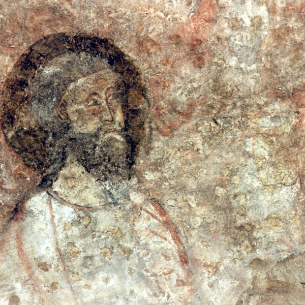 Terrassa.- Església romànica de Sant Pere –Pintures murals gòtiques del S. XIV (6/1997)