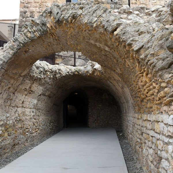 Tarragona.- Circ romà – Volta situada a continuació de la de Sant Ermenegild que accedeix a la Volta inferior del Fòrum Provincial (Torre del Pretori) (3/2022)
