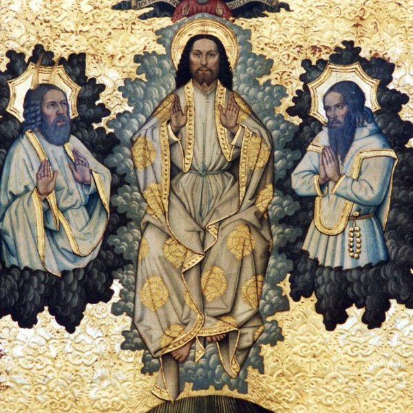 Tortosa.- Catedral de Santa Maria – Retaule de la Transfiguració del S. XV en un principi atribuït a Jaume Huguet però actualment a Rafael Vergós i Pere Alemany (2/2003)