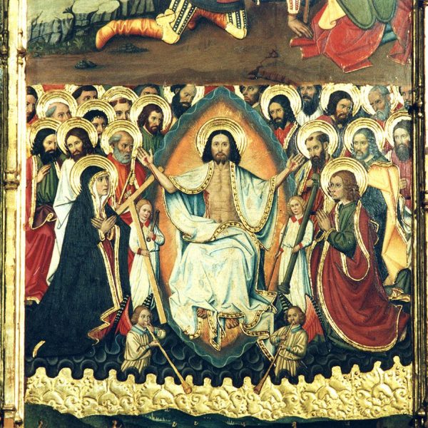 Tortosa.- Catedral de Santa Maria – Retaule de la Transfiguració del S. XV en un principi atribuït a Jaume Huguet però actualment a Rafael Vergós i Pere Alemany (2/2003)