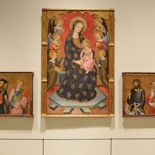 Tortosa.- Catedral de Santa Maria – Taules del retaule de la Mare de Déu de Pere Serra cap 1385 (MNAC) (2/2018)