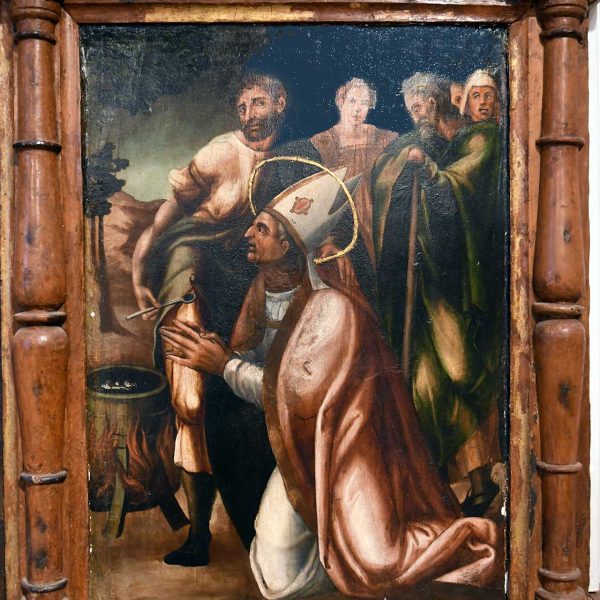 Manresa.- Museu Històric de la Seu inaugurat l’any 1934 – Retaule de Sant Blai de Benet Sanchez Galindo del 1567 (1/2024)