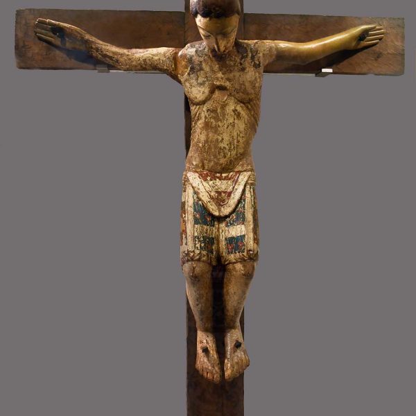 Manresa.- Museu Històric de la Seu inaugurat l’any 1934 – Crist romànic de fusta policromada del S. XII d'autor desconegut (1/2024)
