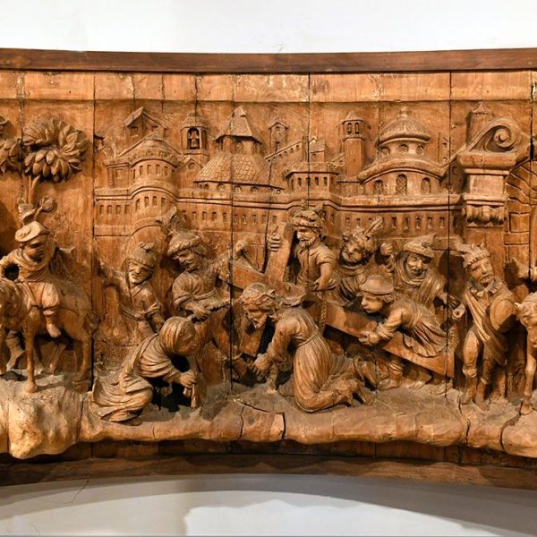 Manresa.- Museu Històric de la Seu inaugurat l’any 1934 – Retaule barroc de la Passió de Crist de Joan Grau Sunyer del 1689 (1/2024)