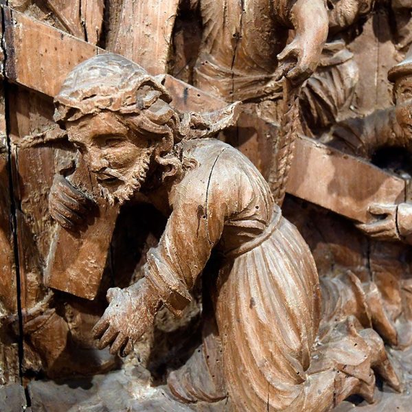 Manresa.- Museu Històric de la Seu inaugurat l’any 1934 – Retaule barroc de la Passió de Crist de Joan Grau Sunyer del 1689 (1/2024)