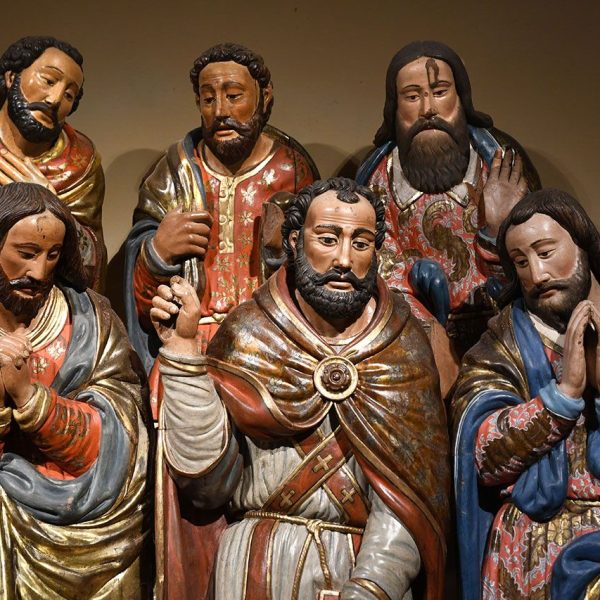 La Seu d’Urgell.- Capella de la Pietat del Museu Diocesà – Conjunt de la Dormició de la Mare de Déu de l’escultor Jeroni Xanxo (S. XVI) (2/2025)